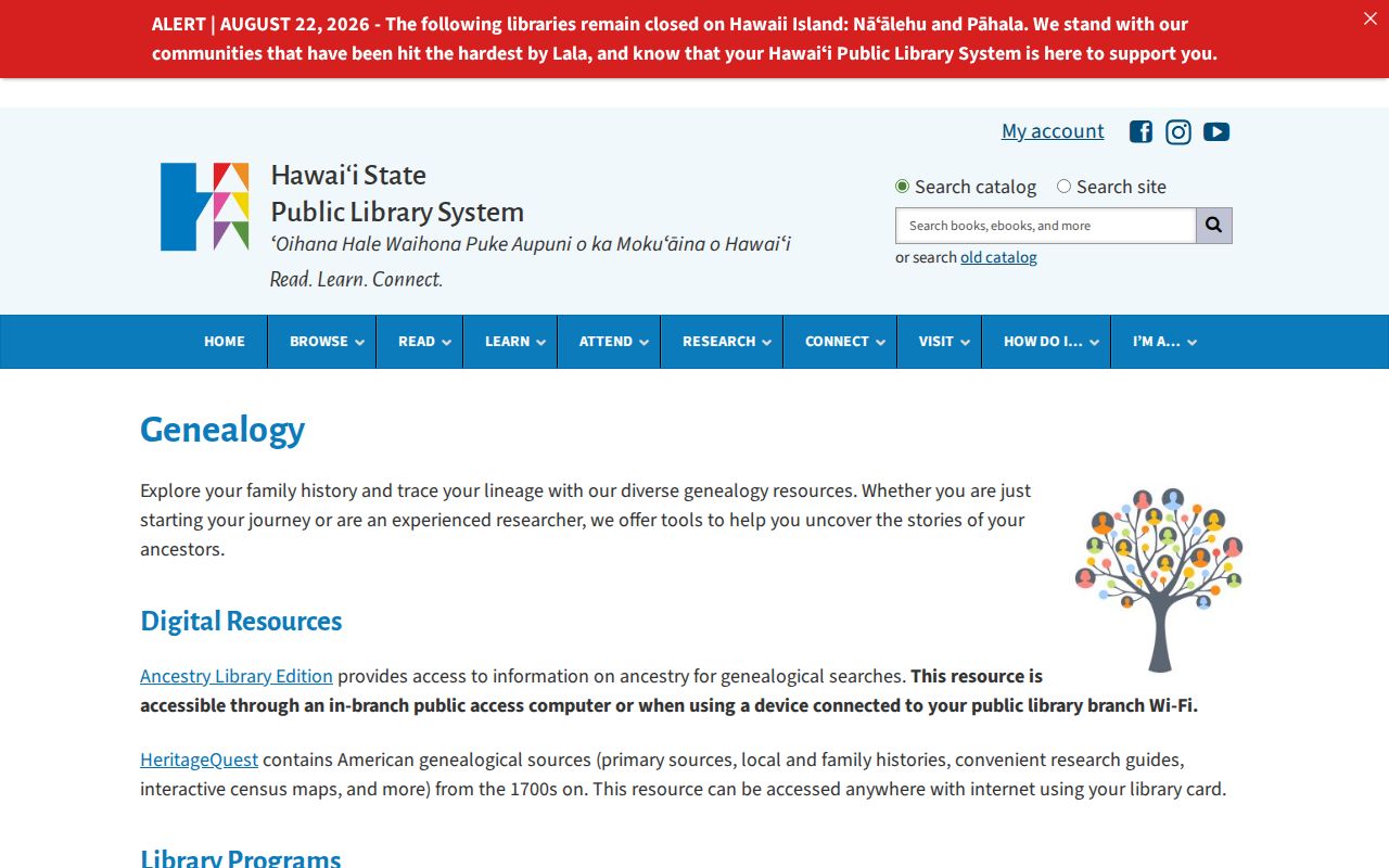 Kaneohe residents directory public library genealogy resources